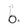 DICOTA - Sicherheitskabelschloss - Anthrazit - 2 m
