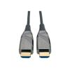 Eaton Tripp Lite Series 4K HDMI Fiber Active Optical Cable (AOC) - 4K 60 Hz, HDR, 4:4:4 (M / M), 30 m (98 ft.) - HDMI-Kabel - HDMI männlich zu HDMI männlich - 30 m - Glasfaser - Schwarz - aktiv