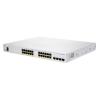 Cisco Business 250 Series CBS250-24FP-4X - Switch - L3 - Smart - 24 x 10 / 100 / 1000 (PoE+) + 4 x 10 Gigabit SFP+ - an Rack montierbar - PoE+ (370 W)