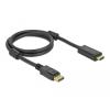 Delock Aktives DisplayPort 1.2 zu HDMI Kabel 4K 60 Hz 1 m