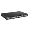D-Link DGS 1520-52MP - Switch - L3 - Smart - 44 x 10 / 100 / 1000 (PoE+) + 4 x 2.5GBase-T (PoE+) + 2 x 10 Gigabit Ethernet + 2 x 10 Gigabit SFP+ - an Rack montierbar - PoE+ (370 W)