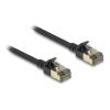 Delock RJ45 Netzwerkkabel Cat.8.1 F / FTP Slim Pro 5 m schwarz