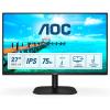 AOC 27B2H / EU - LED-Monitor - 68.6 cm (27") - 1920 x 1080 Full HD (1080p) @ 75 Hz - IPS - 250 cd / m² - 1000:1 - 4 ms - HDMI, VGA - Schwarz