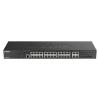 D-Link DGS 2000-28 - Switch - L3 - managed - 24 x 10 / 100 / 1000 + 4 x Fast Ethernet / Gigabit SFP, kombiniert - an Rack montierbar