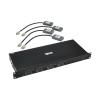 Tripp Lite 4x4 HDMI over Cat6 Matrix Switch Kit, Switch / 4x Pigtail Receivers - 4K 60 Hz, HDR, 4:4:4, PoC, 230 ft. (70.1 m), TAA - Video / Audio-Schalter - 4 x 4 - 4 x HDMI - Desktop, an Rack montierbar, wandmontierbar - PoC - TAA-konform