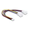Delock - Netzkabel für Lüfter - JST-PH (W) zu 4-polig PWM (M) - 15 cm