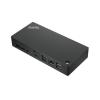 Lenovo ThinkPad Universal USB-C Dock - Dockingstation - USB-C - HDMI, 2 x DP - 1GbE - 90 Watt - CRU - Schweiz - für ThinkPad X1 Yoga Gen 8 21HQ