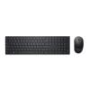 Dell Pro KM5221W - Tastatur-und-Maus-Set - kabellos - 2.4 GHz - QWERTY - US International - Schwarz - für Latitude 5320, 5520