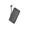Anker Zolo A110D - Powerbank - eingebautes USB-C-Kabel, CCC-zertifiziert - 10000 mAh - 37 Wh - 22.5 Watt - 3 A - Fast Charge - 3 Ausgabeanschlussstellen (2 x USB-C, USB) - Schwarz