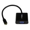 StarTech.com Micro HDMI auf VGA Adapter Konverter für Tablet / Smartphones / Ultrabook -Micro HD Stecker zu VGA Buchse - 1920x1200 - Videokonverter - HDMI - VGA - Schwarz
