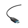 C2G 75ft (22.8m) C2G Performance Series High Speed HDMI Active Optical Cable (AOC) - 4K 60Hz Plenum Rated - High Speed - HDMI-Kabel - HDMI männlich zu HDMI, USB-C - 22.8 m - Schwarz - Plenum, Active Optical Cable (AOC), 4K60Hz-Unterstützung