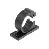 StarTech.com 100 Selbstklebende Kabelklemmen Groß - PC Kabelmanagement / Kabelhalterung - Kabel Organisator - Netzwerk / USB / Ethernet Kabelclips - Nylonklemme UL / 94V-2 Brandklasse - Schwarz (CBMCC3) - Kabelklammer - Schwarz - TAA-konform (Packung mit