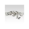 StarTech.com 50-Pack M5 Screws, 10mm Long Computer / PC Case Fan Screws, Self-Tapping Computer Case Fan Mounting Screws, Phillips / Flat Head, Fits M5 Fan Holes, Steel Zinc Plated - Computer Case Fan Screws (M5FANSCREW10) - Schrauben-Kit - Silber