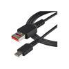 StarTech.com 1m USB-Datenblocker Kabel - USB-A auf C - Sicheres Ladekabel - USB-Kabel - USB (nur Strom) (M) zu USB-C (nur Spannung) (M) - 5 V - 2.4 A - 100 cm - geformt, passiv - Schwarz