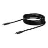 StarTech 2m 6ft USB C to USB C Cable - 5A PD - USB 2.0 USB-IF Certified - USB-Kabel - USB-C (M) gerade zu USB-C (M) gerade - Thunderbolt 3 / USB 2.0 / USB 3.0 / USB 3.1 - 5 A - 2 m - Schwarz