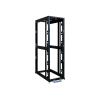 Eaton Tripp Lite Series 42U Open Frame Rack Enclosure Server Cabinet 3000lb Capacity - Schrank offener Rahmen - 4 Pfosten - Schwarz - 42HE - 48.3 cm (19")