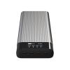 HyperJuice HJ245B - Powerbank - USB-C - 27000 mAh - 245 watt - PD 2.0, PD 3.0, QC 2.0, QC 3.0, Apple 2.4A, QC 4.0+ - 4 Ausgabeanschlussstellen (4 x USB-C)