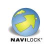 Navilock - Sicherheitskabelschloss - Schwarz, Silber - 2 m
