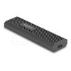 Delock - Speichergehäuse - extern, werkzeugfrei - M.2 - M.2 Card (PCIe NVMe & SATA) - USB-C - Schwarz