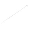 StarTech.com Kabelbinder 254x4 mm, gebogene Spitze, weiß, 1000 Stück - Kabelbinder - 25.4 cm - weiß - TAA-konform (Packung mit 1000)