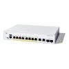 Catalyst C1200-8FP-2G: -  8-Port 1GE, 2-Port 1GE Combo, 120W Full PoE, Fanless, Rack-mountable, - Achtung: Rack-Mount-Bracket (RCKMNT-CMPCT-1K=) muß separat bestellt werden!