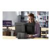 Lenovo ThinkVision T27qd-4v - LED-Monitor - 68.6 cm (27") - 2560 x 1440 QHD @ 120 Hz - IPS - 350 cd / m² - 1500:1 - 4 ms - HDMI, 2xDisplayPort, 2xUSB-C - Lautsprecher - Finsternis schwarz