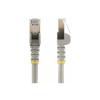 StarTech.com 10m CAT6A Ethernet Cable, 10 Gigabit Shielded Snagless RJ45 100W PoE Patch Cord, CAT 6A 10GbE STP Network Cable w / Strain Relief, Grey, Fluke Tested / UL Certified Wiring / TIA - Category 6A - 26AWG (6ASPAT10MGR) - Patch-Kabel - RJ-45 (M) zu