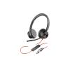 Poly Blackwire 8225 - Blackwire 8200 series - Headset - On-Ear - kabelgebunden - aktive Rauschunterdrückung - USB-C - Schwarz - Zoom Certified, UC-zertifiziert - Replaces Poly SKU 214407-01