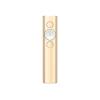 Logitech Spotlight - Präsentations-Fernsteuerung - 3 Tasten - Gold