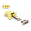 Delock - Serieller Adapter - 15 pin D-Sub (DB-15) (W) zu RJ-12 (W) - Daumenschrauben - Gelb