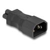 Delock Netzadapter IEC 60320 - C14 auf C5, Stecker / Buchse, 2,5 A, gerade
