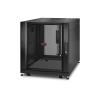 APC NetShelter SX - Schrank Netzwerkschrank - Schwarz - 12U - 48.3 cm (19") - TAA-konform - für P / N: SMTL1500RM3UC, SMTL1500RMI3UC, SRT2200RMXLAUS, SRTL3KRM1UC, SRTL3KRM1UNC