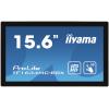 iiyama ProLite TF1634MC-B8X - LED-Monitor - 39.5 cm (15.6") - offener Rahmen - Touchscreen - 1920 x 1080 Full HD (1080p) @ 60 Hz - IPS - 450 cd / m² - 700:1 - 25 ms - HDMI, VGA, DisplayPort - Schwarz, Matte