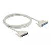 Delock Serielles Kabel D-Sub 37 Stecker zu Buchse 2 m