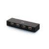 C2G 4-Port USB-A Hub with 5V 2A Power Supply - Hub - 4 x USB 2.0 - Desktop