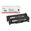 Canon 718 Black - 2er-Pack - Schwarz - original - Tonerpatrone - für i-SENSYS LBP7210, LBP7660, LBP7680, MF728, MF729, MF8340, MF8360, MF8540, MF8550, MF8580