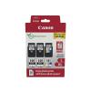 Canon PG-540L x2 / CL-541XL Photo Paper Value Pack - 2er-Pack - Schwarz, Farbe (Cyan, Magenta, Gelb) - original - Hängebox - Tintenpatrone / Papierkit - für PIXMA MG3250, MG3550, MG3650, MG4250, MX395, MX455, MX475, MX525, MX535, TS5150, TS5151