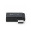StarTech.com Right Angled USB-C to USB-A Adapter, USB 5Gbps, Compact USB-C Male to USB-A Female Adapter, Metal Housing, M / F - USB-Adapter - USB-C (M) rechtwinklig zu USB (W) - USB 3.2 Gen 1 - 5 V - 3 A - passiv, up to 5 Gbps data transfer rate - Schw