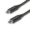 StarTech.com USB-C auf USB-C Kabel mit 5A Power Delivery - St / St - 50cm - USB 2.0 - USB-IF zertifiziert - USB Typ C Kabel - USB-Kabel - 24 pin USB-C (M) zu 24 pin USB-C (M) - Thunderbolt 3 / USB 2.0 - 5 A - 50 cm - Schwarz