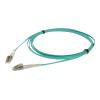 AddOn - Patch-Kabel - LC / PC Multimode (M) zu LC / PC Multimode (M) - 1 m - Glasfaser - Duplex - 50 / 125 Mikrometer - OM4 - halogenfrei - Aquamarin