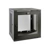 Eaton Tripp Lite Series 12U Wall Mount Rack Enclosure Server Cabinet w / Glass Front Door - Schrank Netzwerkschrank - geeignet für Wandmontage - Schwarz - 12U - 48.3 cm (19")