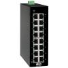 Tripp Lite Unmanaged Industrial Gigabit Ethernet Switch 16-Port - 10 / 100 / 1000 Mbps, DIN Mount - Switch - unmanaged - 16 x 10 / 100 / 1000 - an DIN-Schiene montierbar - Gleichstrom - TAA-konform