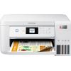 Epson EcoTank ET-2856 - Multifunktionsdrucker - Farbe - Tintenstrahl - nachfüllbar - A4 (Medien) - bis zu 10.5 Seiten / Min. (Drucken) - 100 Blatt - USB, Wi-Fi - weiß