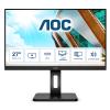 AOC U27P2CA - LED-Monitor - 68.6 cm (27") - 3840 x 2160 4K @ 60 Hz - IPS - 350 cd / m² - 4 ms - 2xHDMI, DisplayPort, USB-C