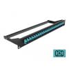 Delock 19 Zoll LWL Patchpanel 24 Port SC Simplex aqua