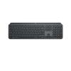 Logitech MX Keys - Tastatur - hinterleuchtet - kabellos - Bluetooth - QWERTZ - Deutsch - Graphite