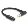Delock Adapterkabel für Notebook Ladekabel USB Type-C Buchse zu Acer 5,5 x 1,7 mm Stecker 90 Grad gewinkelt 15 cm