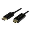 Startech DisplayPort auf HDMI Kabel - 3m - DP zu HDMI Adapter mit Kabel - Ultra HD 4K 30Hz - St / St - Adapterkabel - DisplayPort männlich zu HDMI männlich - 3 m - 4K Unterstützung