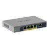 NETGEAR Easy Smart GS105EPP - Switch - hochleistungsfähig - L3 - Smart - 1 x 10 / 100 / 1000 + 4 x 10 / 100 / 1000 (PoE+) - Desktop, wandmontierbar - PoE+ (120 W)