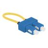 Delock LWL Loopback Adapter SC / UPC Singlemode blau